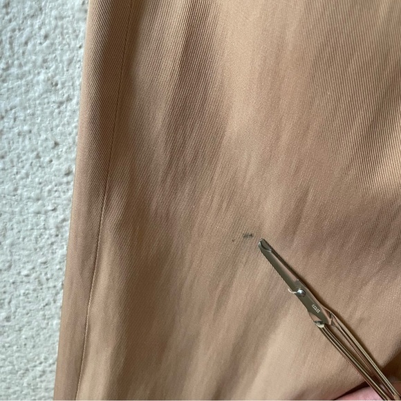 🚨Chico’s Black Label Pleated Trouser Pants Women’s M (10) Tan Slacks Office Work - Picture 4 of 14